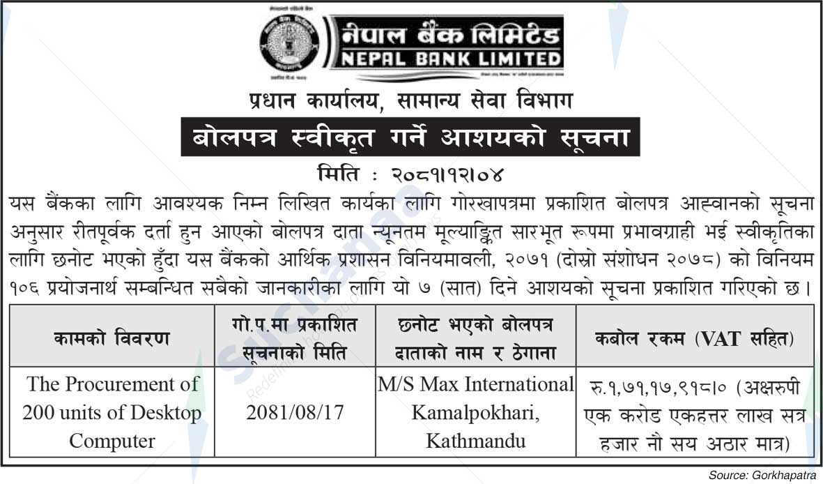 Nepal Bank Limited