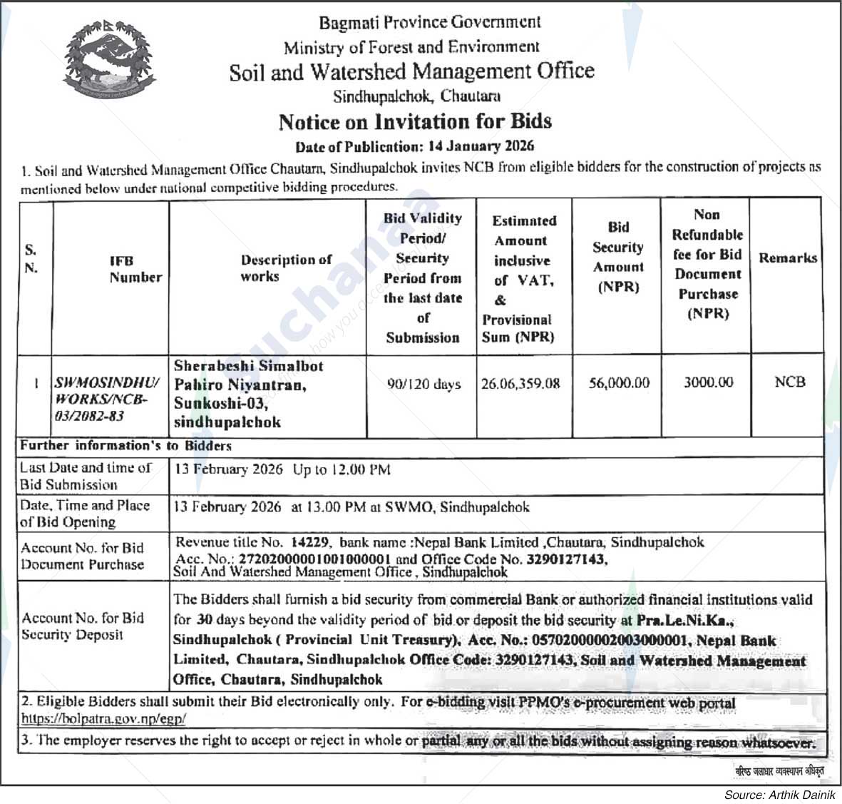 Soil and Watershed Management Office, Sindhupalchok, Chautara