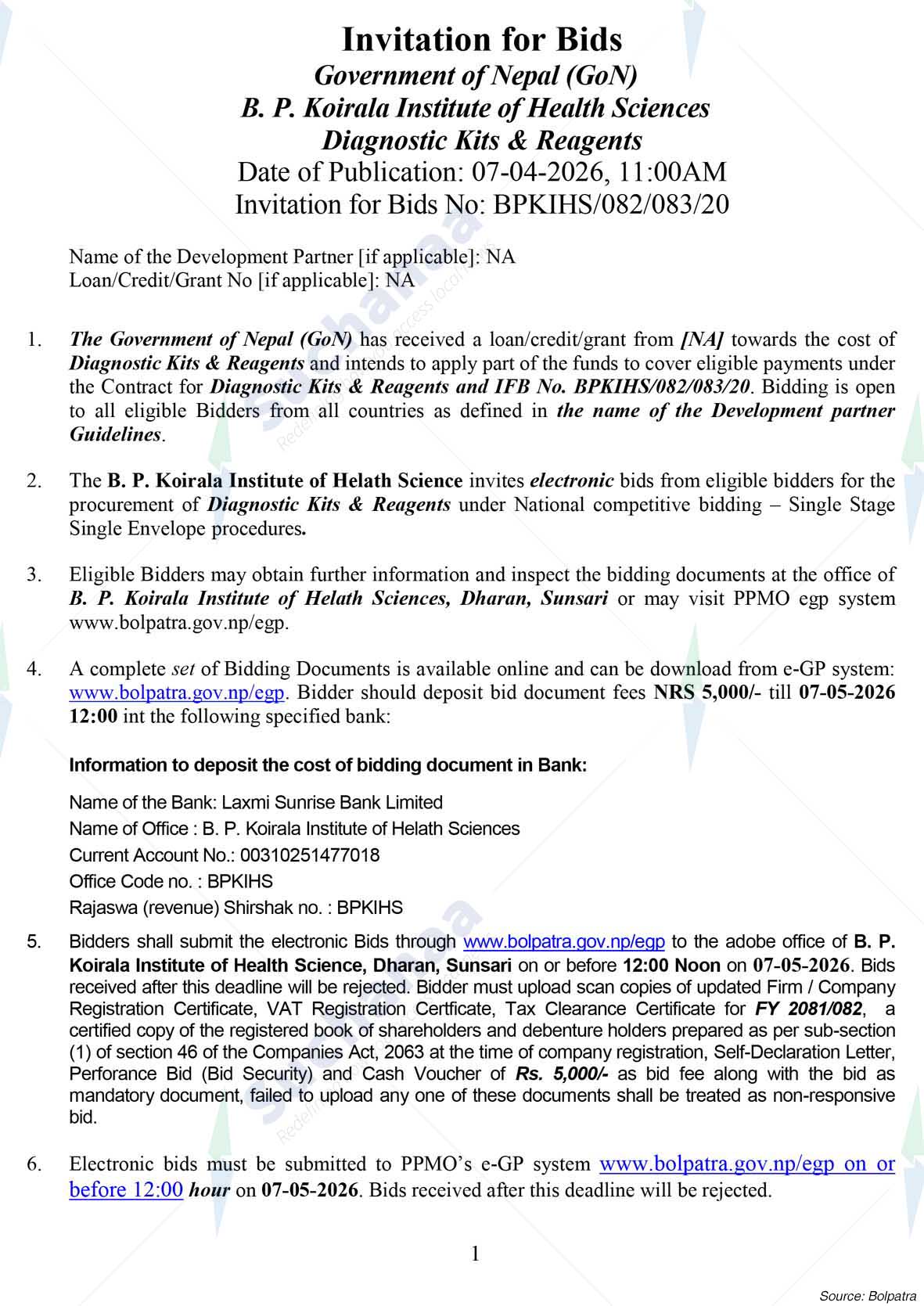 B.P. Koirala Institute of Health Sciences