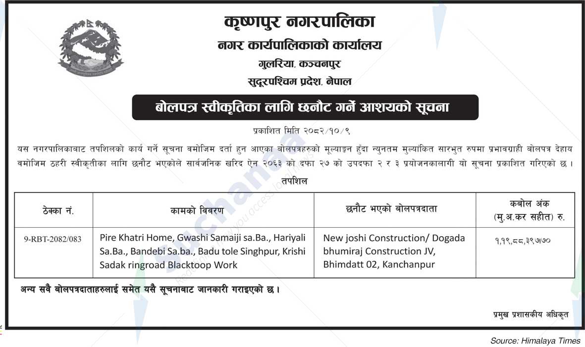 Krishnapur Municipality