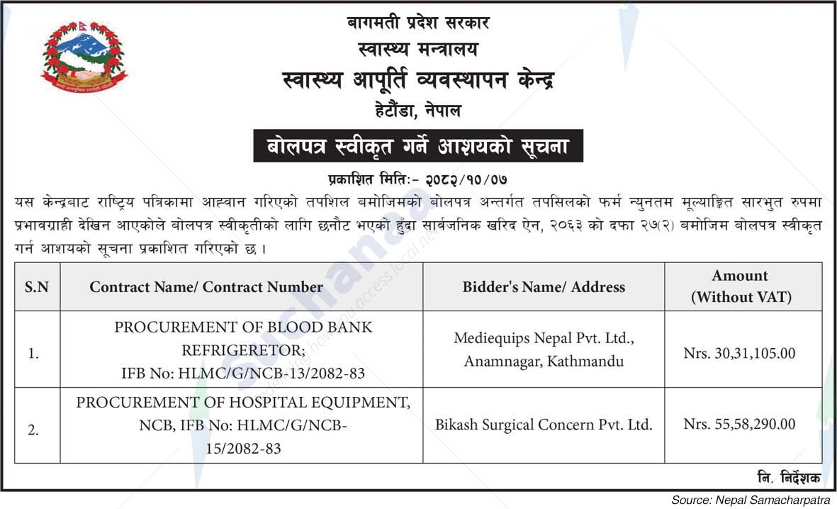 Health Logistics Management Center, Makwanpur