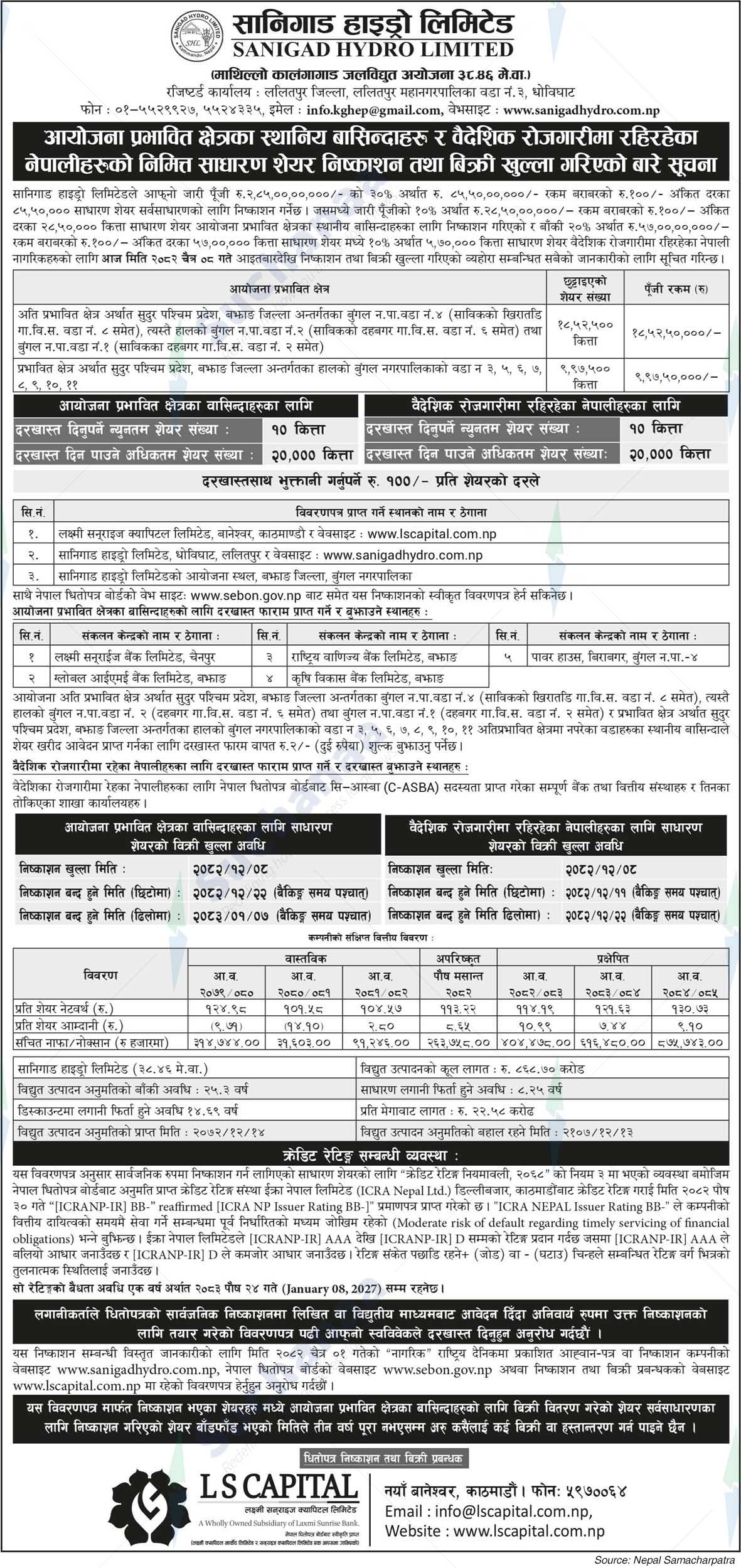 Sanigad Hydro Limited