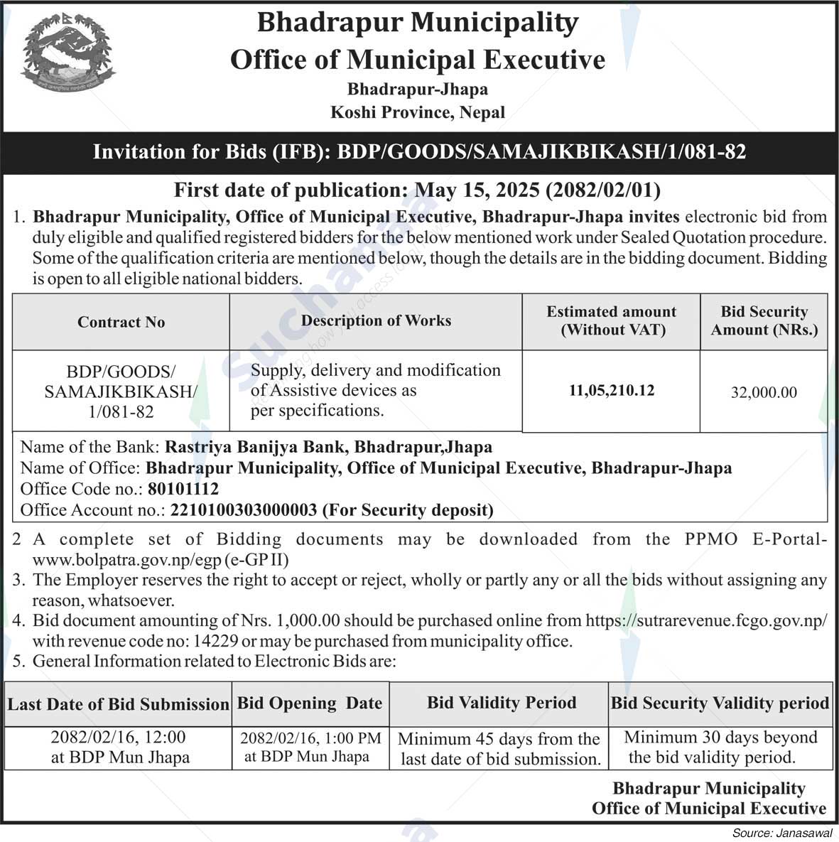 Bhadrapur Municipality