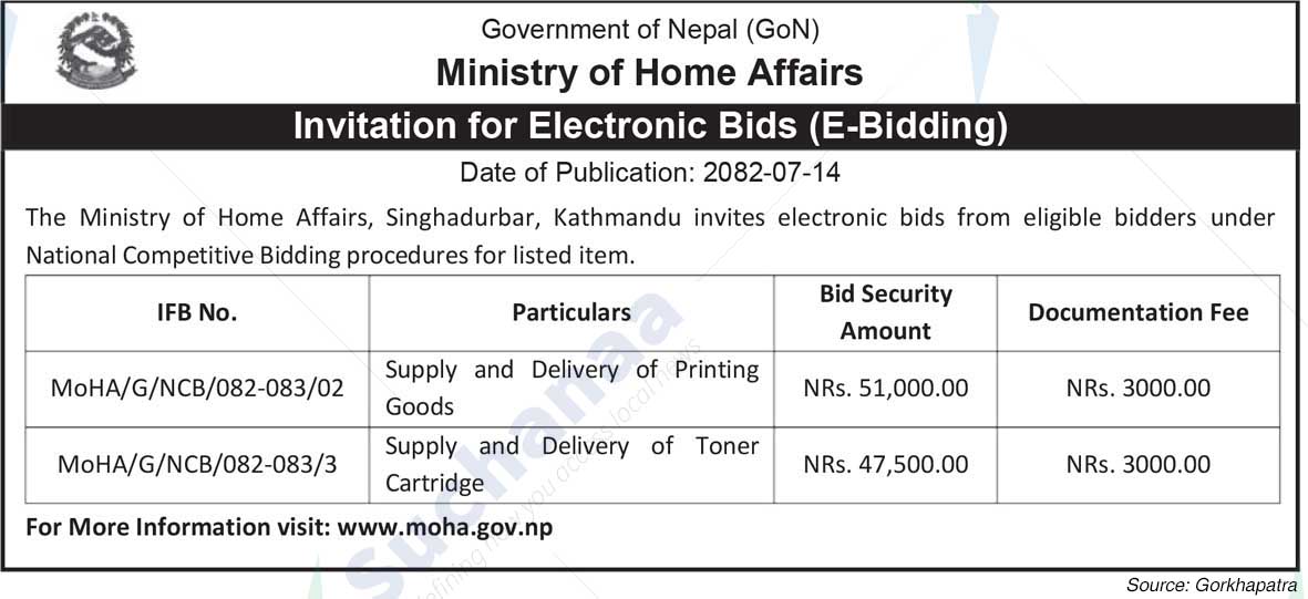 Ministry of Home Affairs