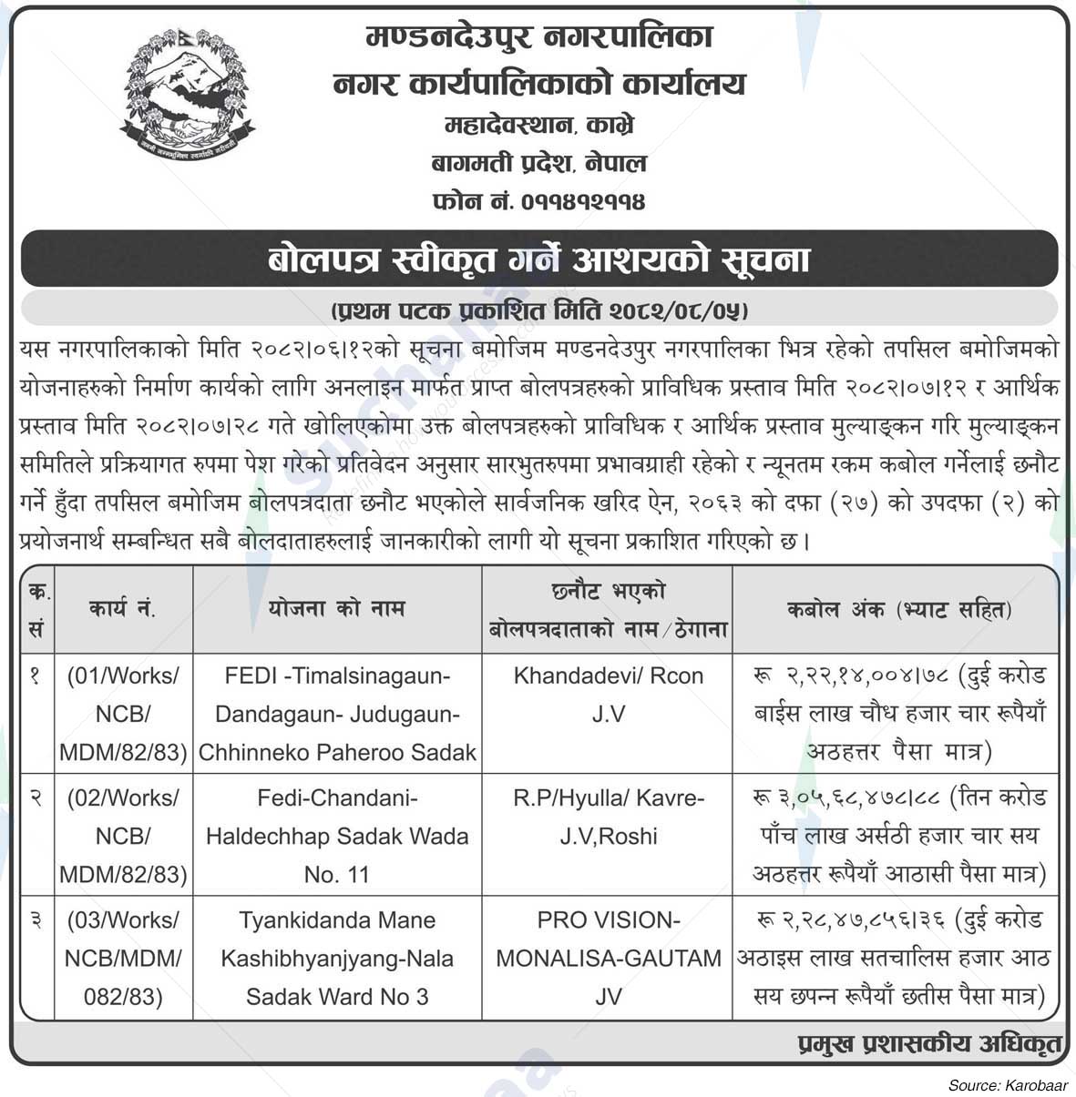 Mandandeupur Municipality