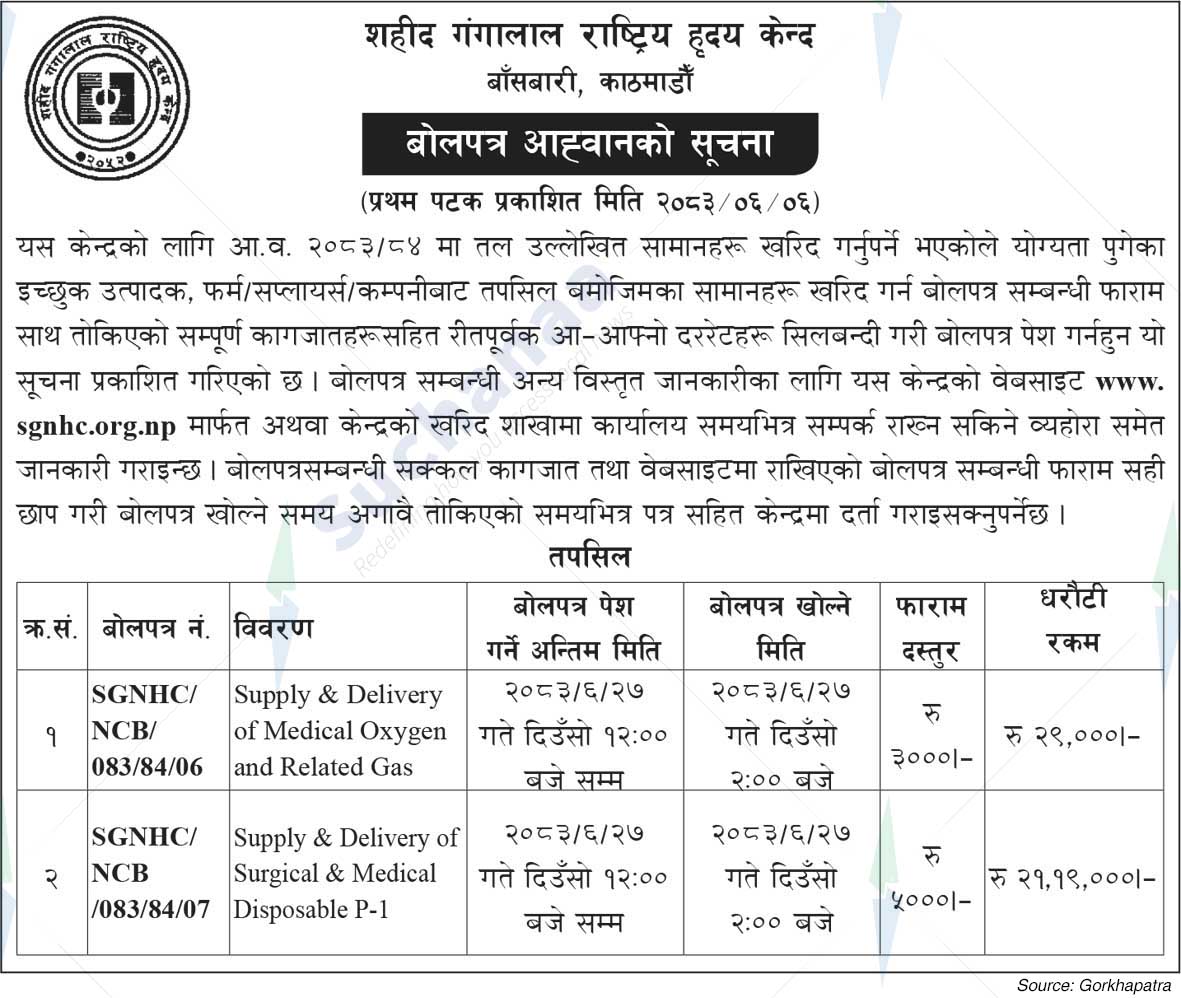Shahid Gangalal National Heart Centre