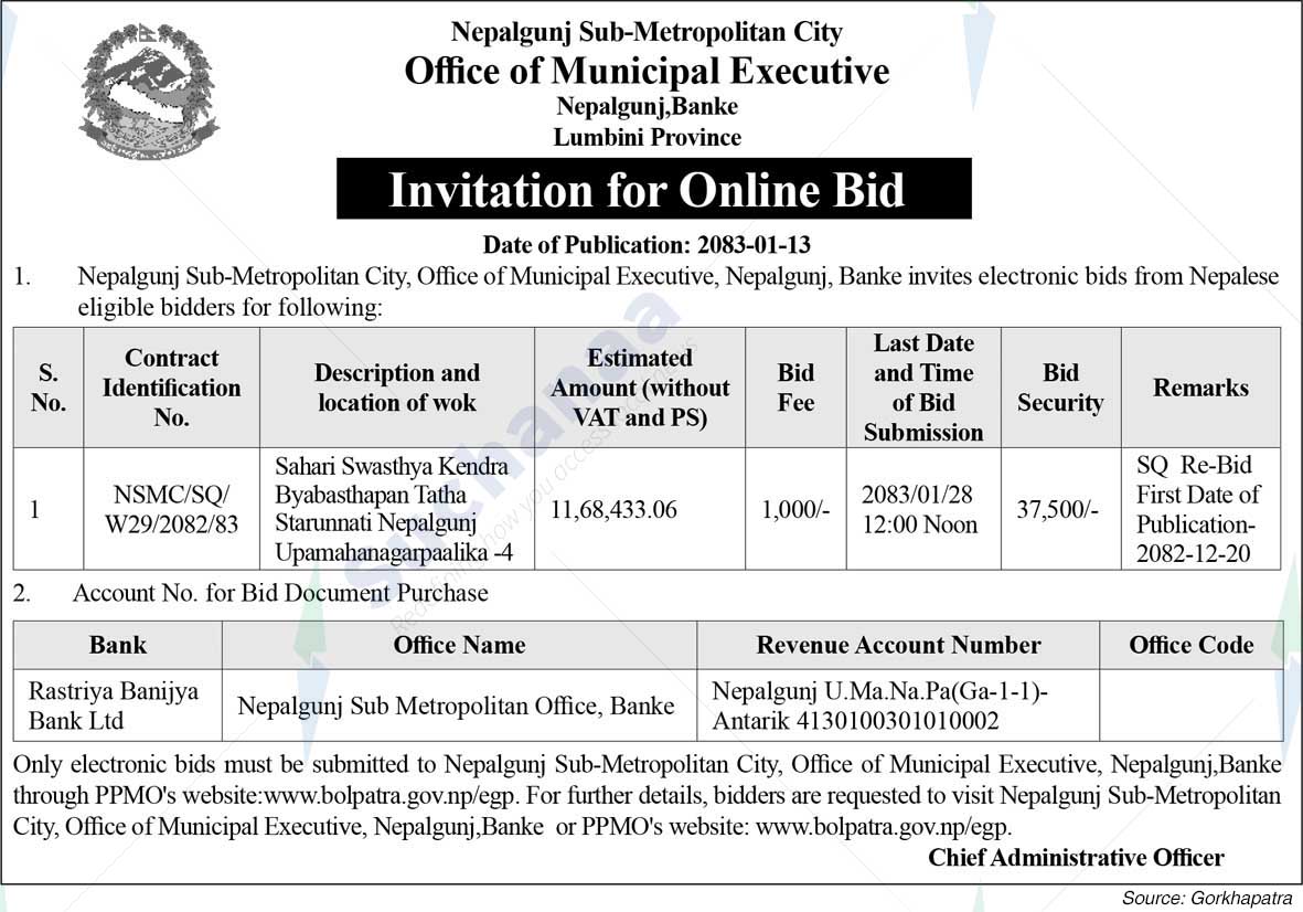 Nepalgunj Sub-Metropolitan City