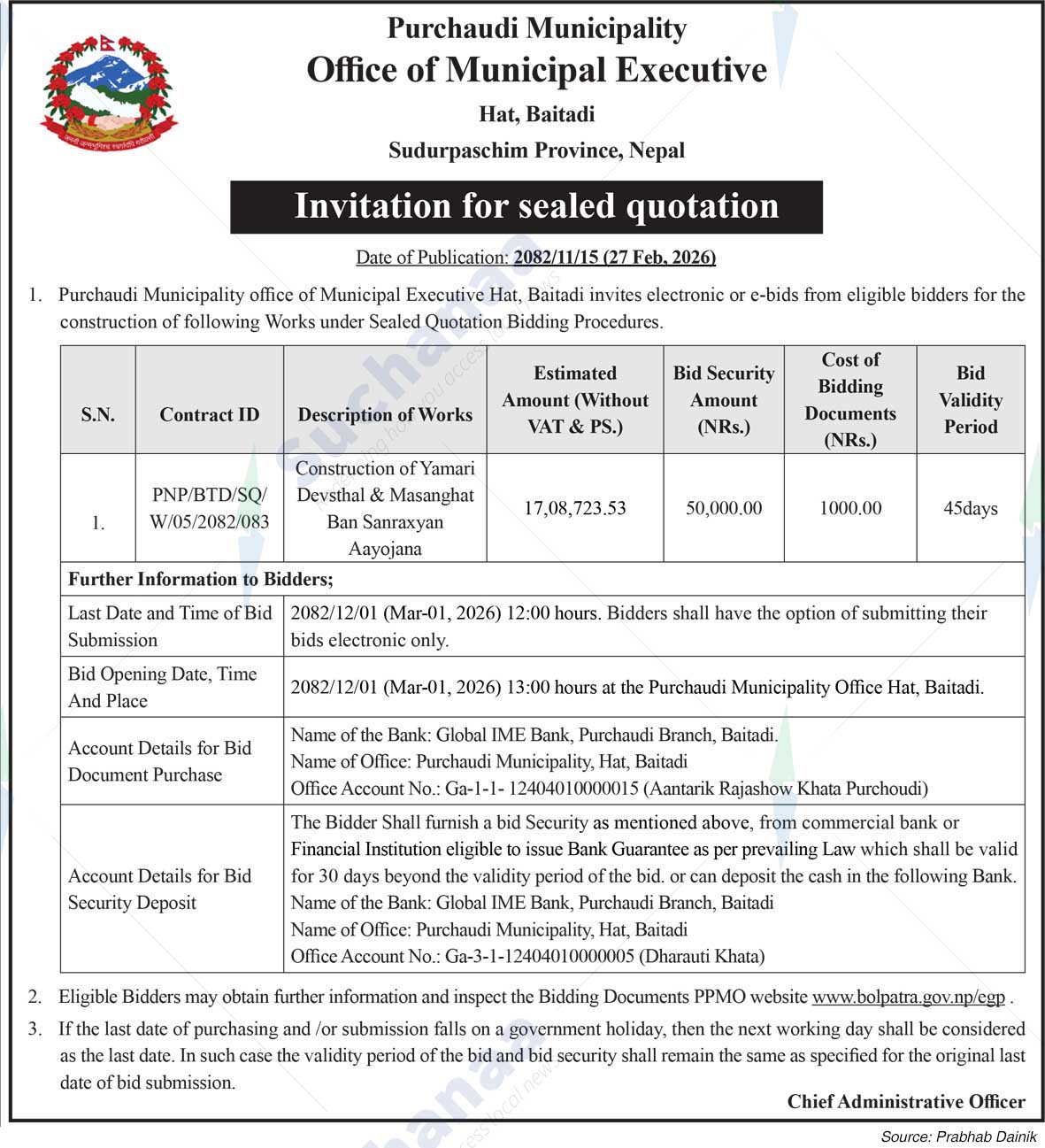 Purchaudi Municipality