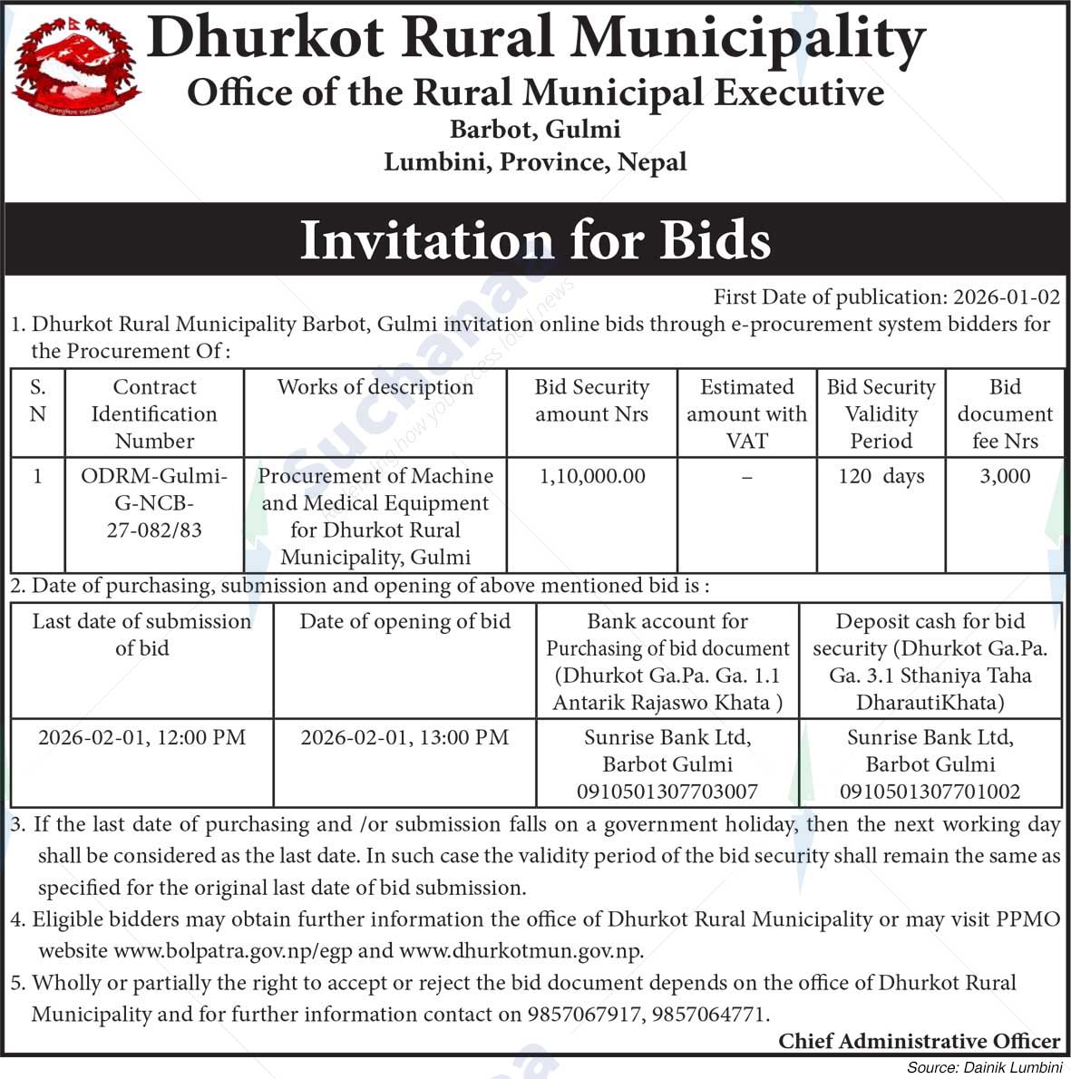 Dhurkot Rural Municipality