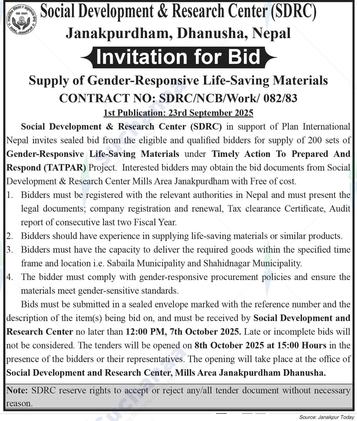 Social Development & Research Center (SDRC)