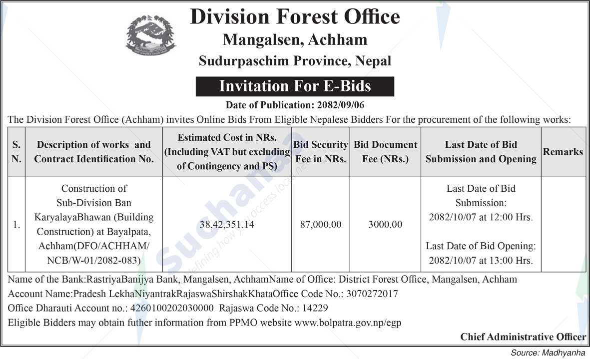 Division Forest Office, Achham