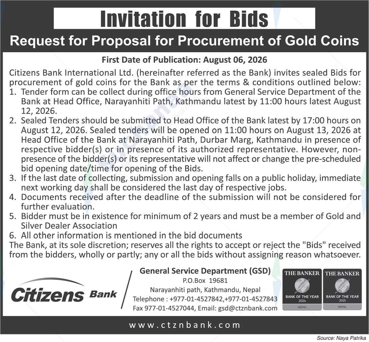 Citizens Bank International Limited