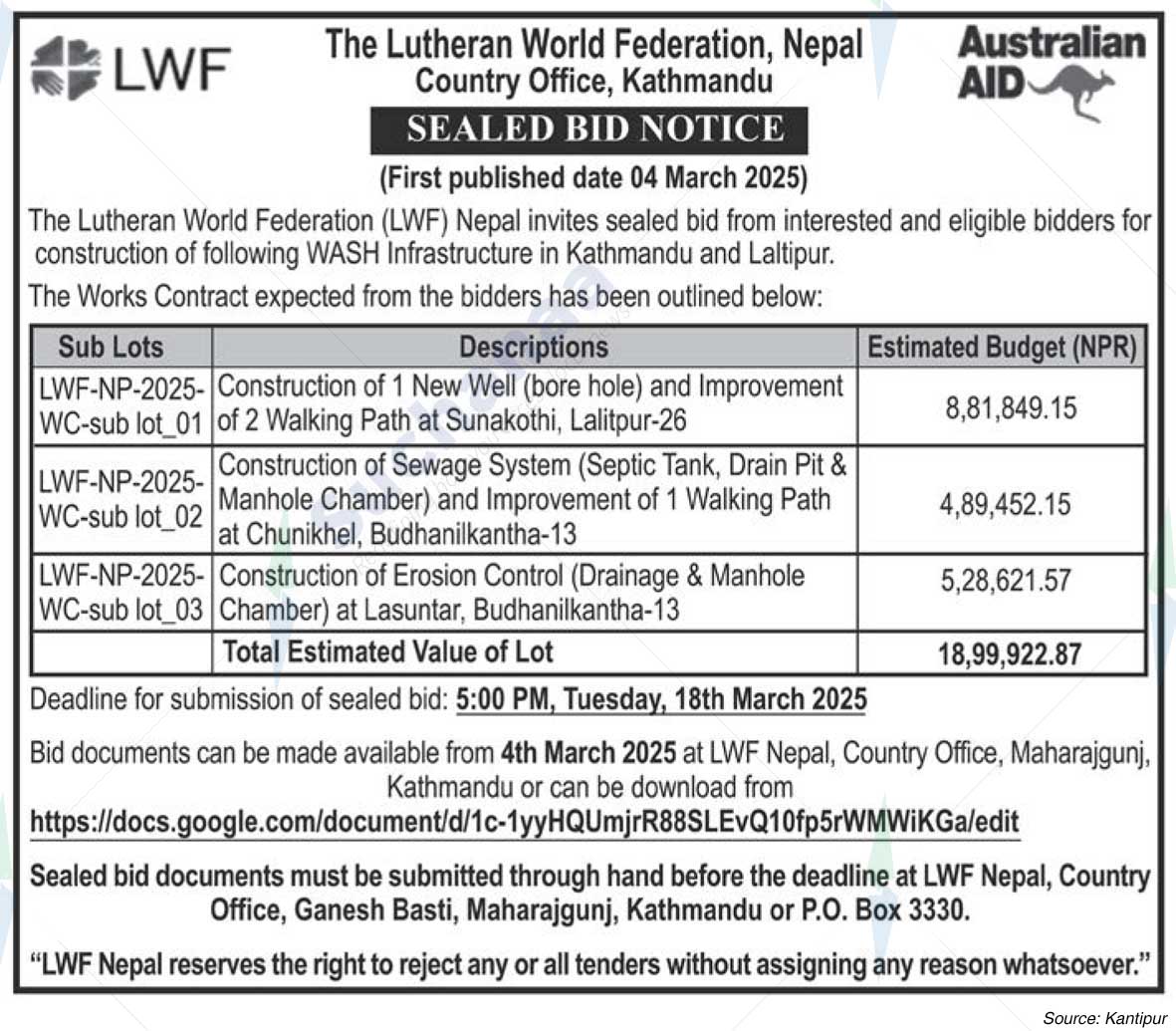The Lutheran World Federation, Nepal