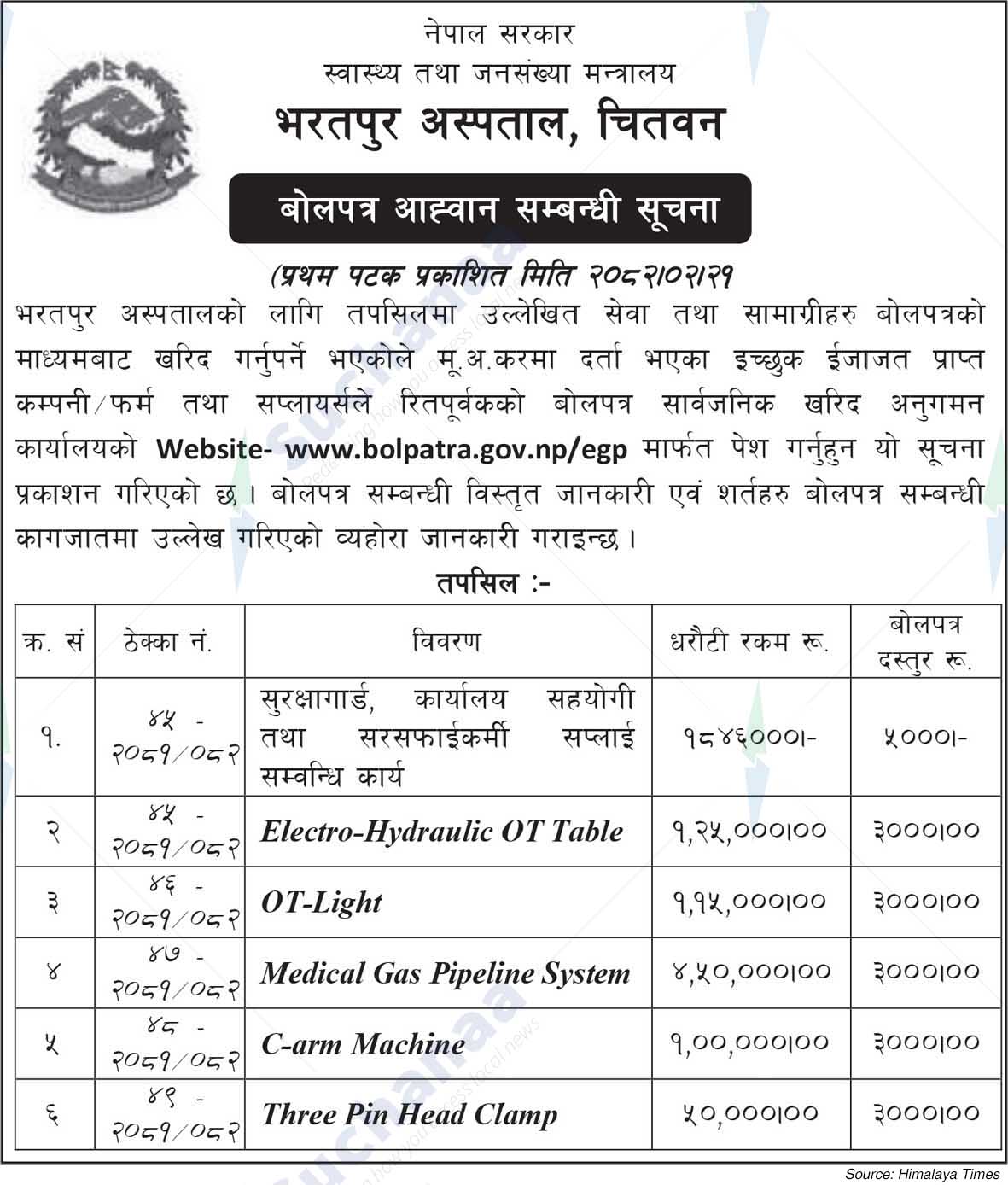 Bharatpur Hospital, Chitwan