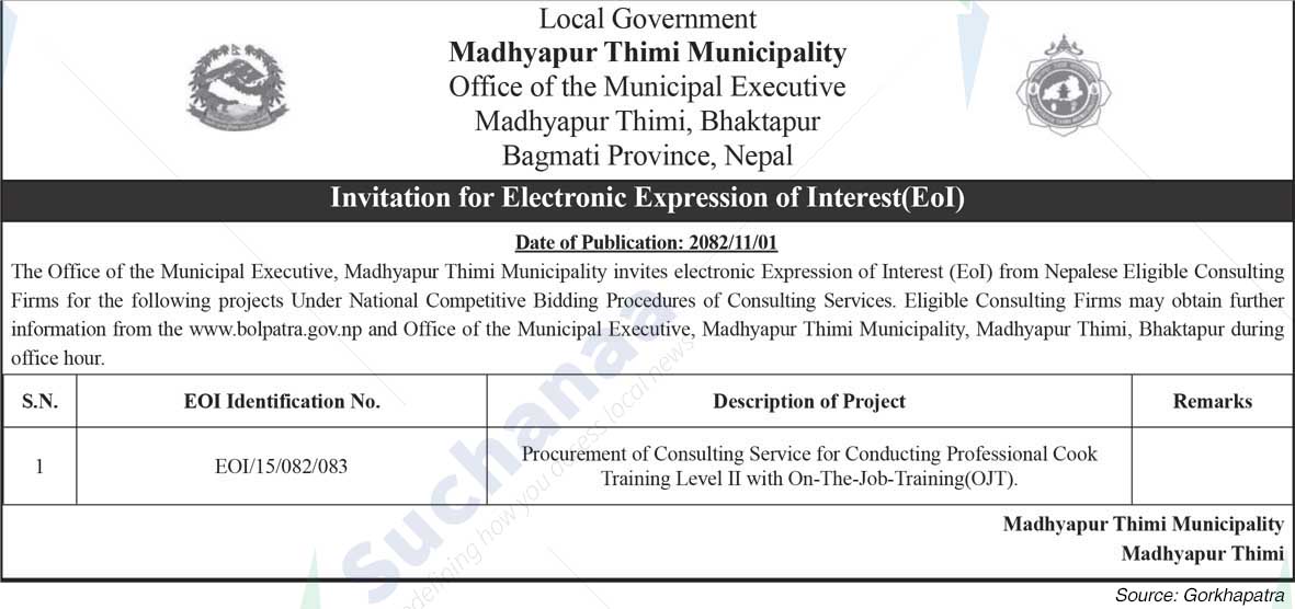 Madhyapur Thimi Municipality