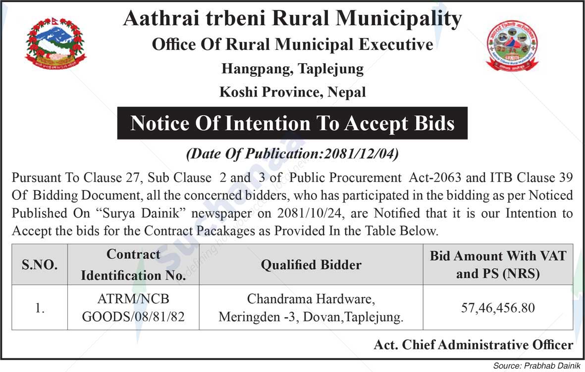 Aathrai Trbeni Rural Municipality