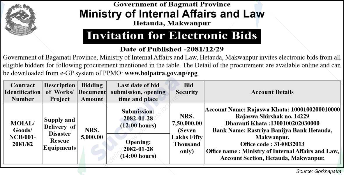 Ministry of Internal Affairs and Law