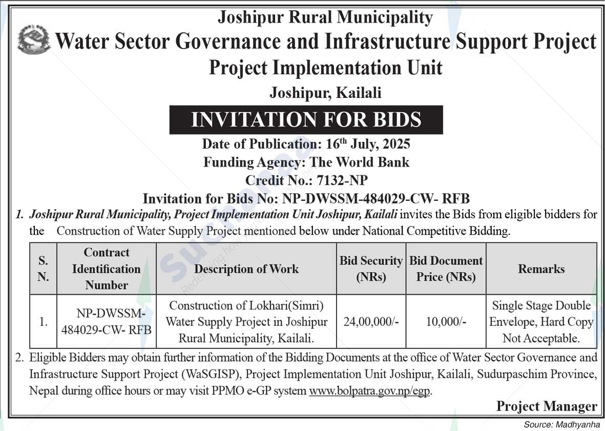 Project Implementation Unit, Joshipur