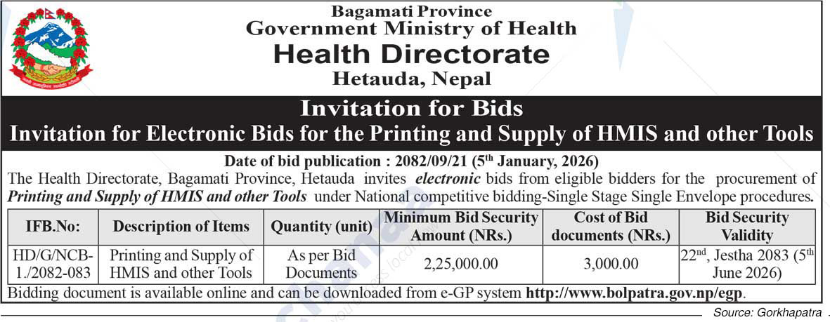 Health Directorate, Hetauda