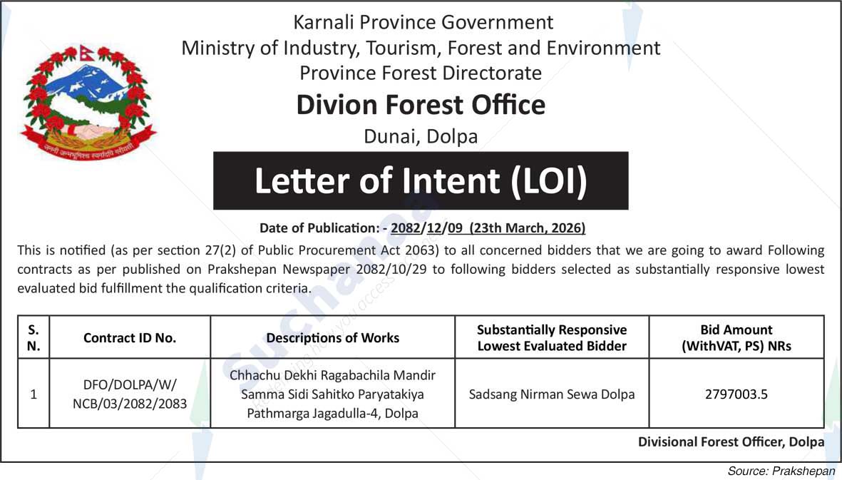 Division Forest Office, Dolpa