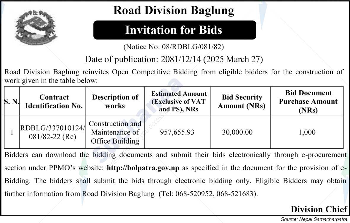 Road Division Baglung