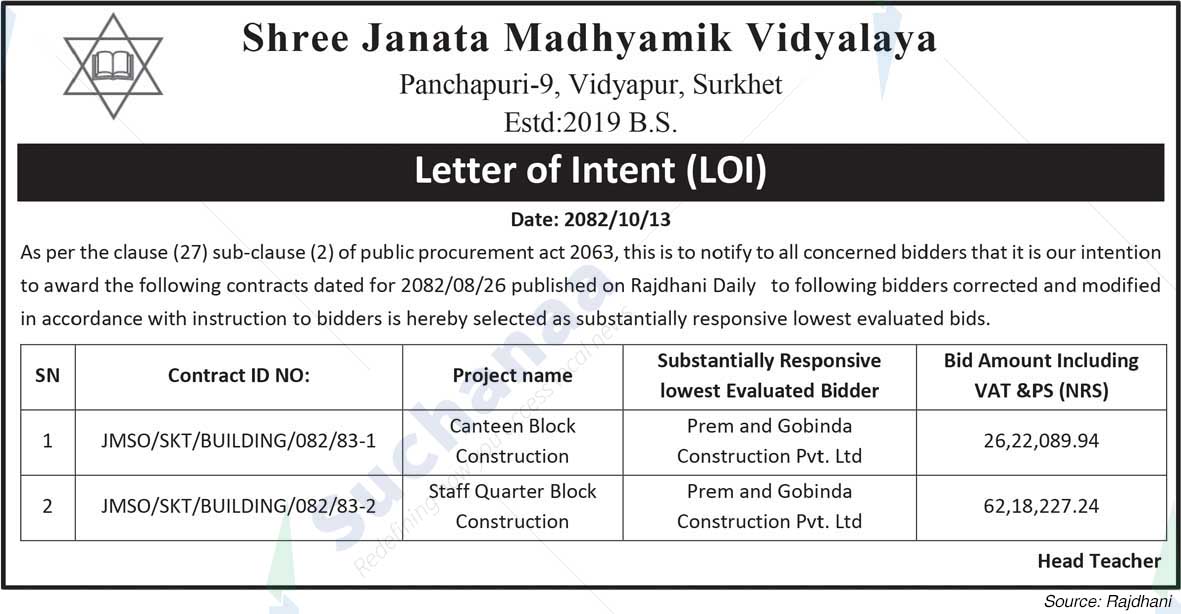 Shree Janata Madhemeek Bidhyalaya