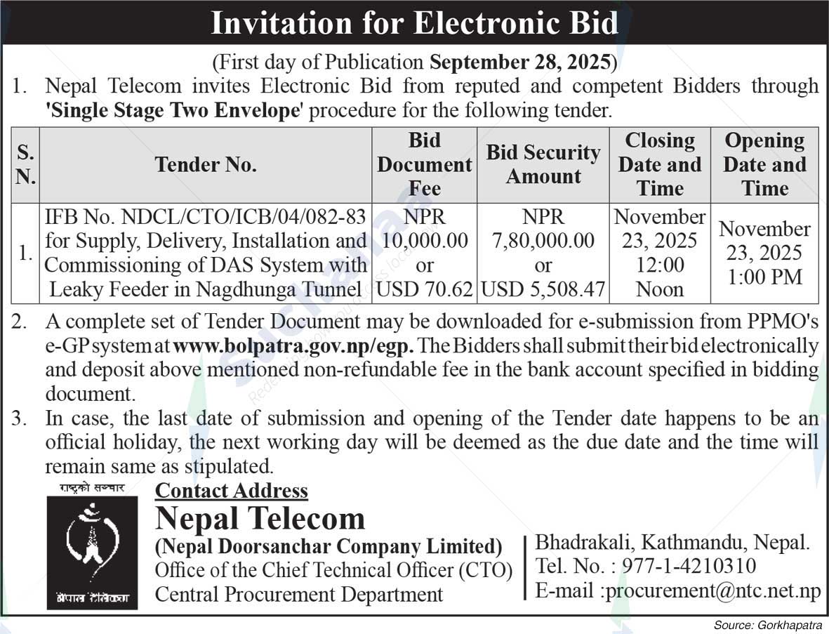 Nepal Doorsanchar Company Limited (NTC)