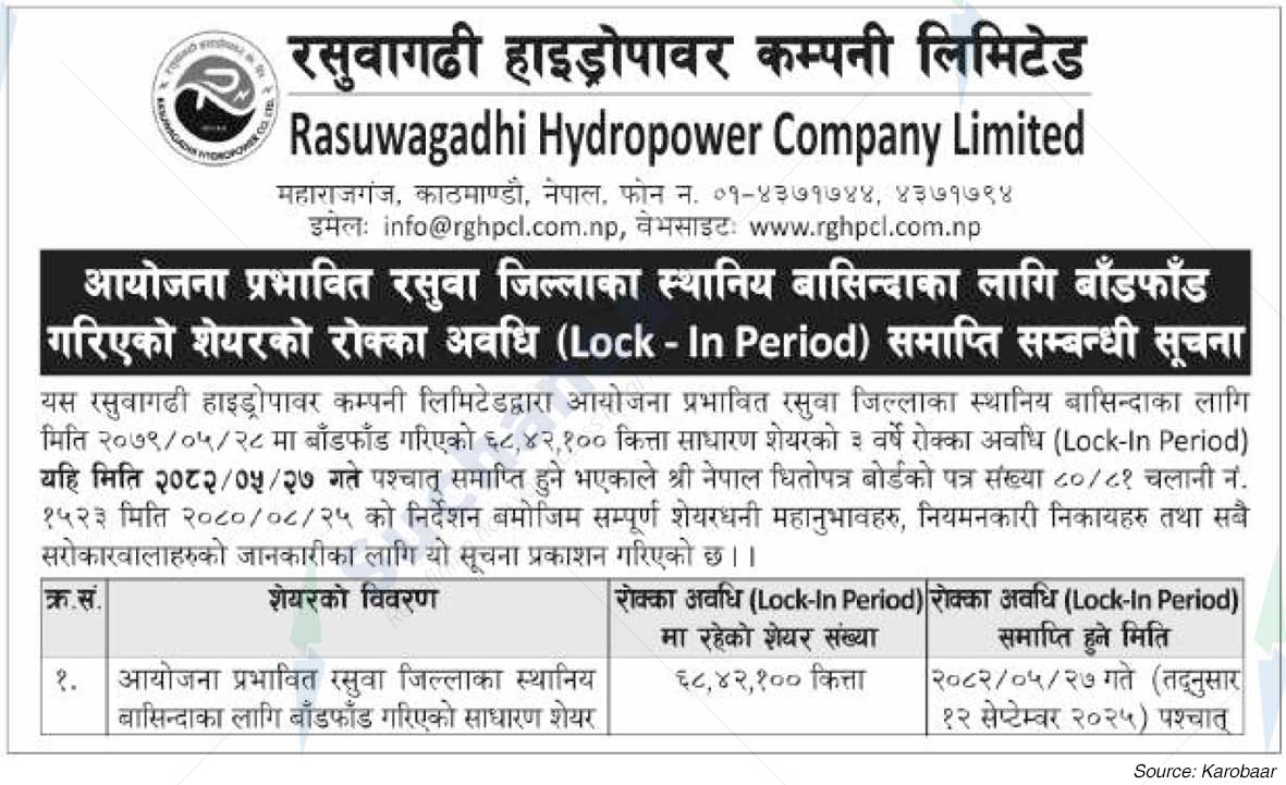 Rasuwagadhi Hydropower Company Limited