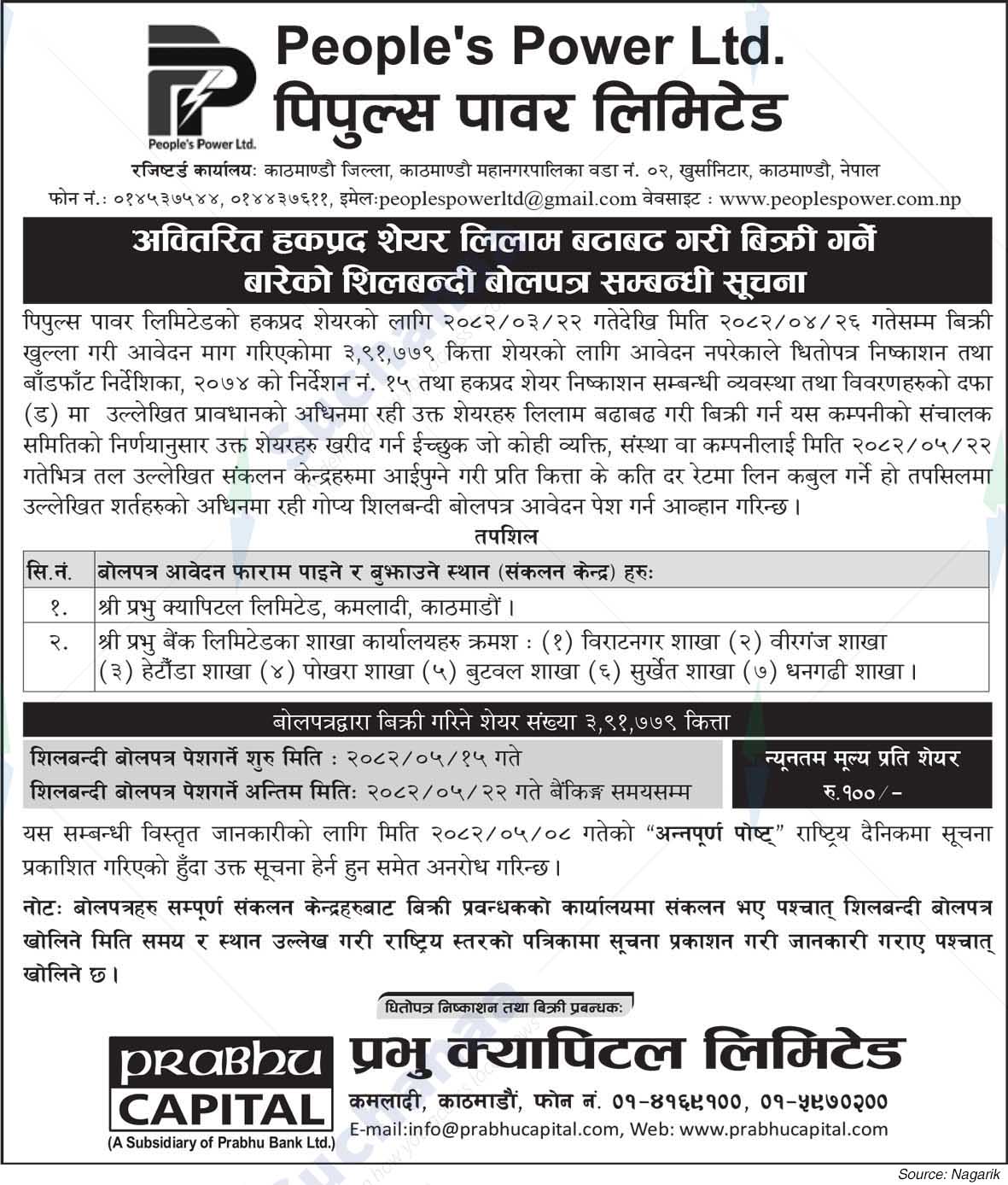 People's Power Ltd.