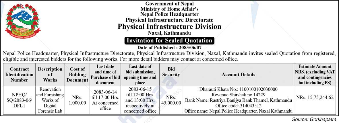 Physical Infrastructure Division