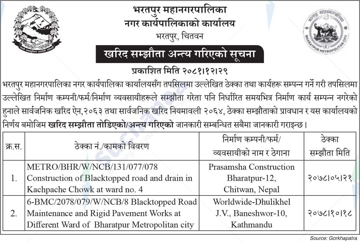Bharatpur Metropolitan City