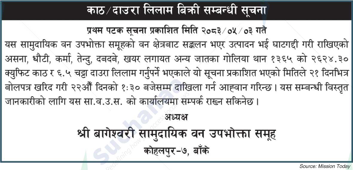 Shree Bageshwari Saa.Wa.Wo.Sa.