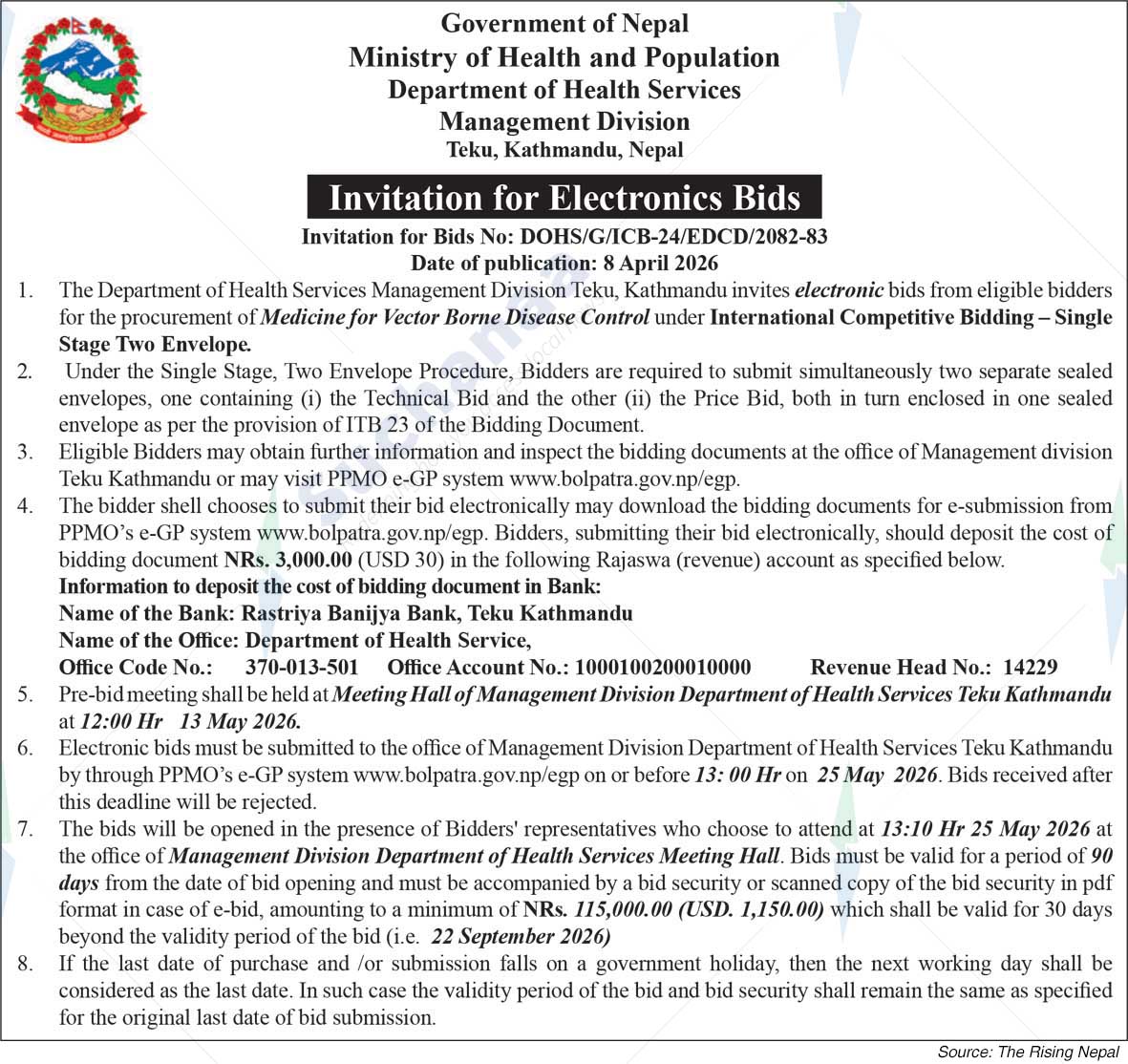 Department of Health Services