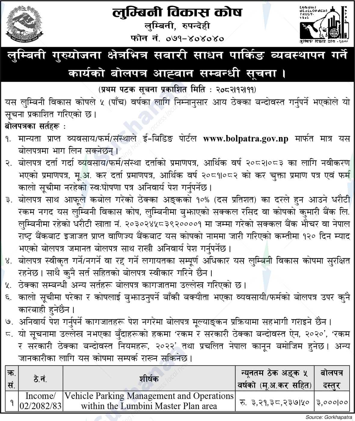 Lumbini Development Trust (LDT)