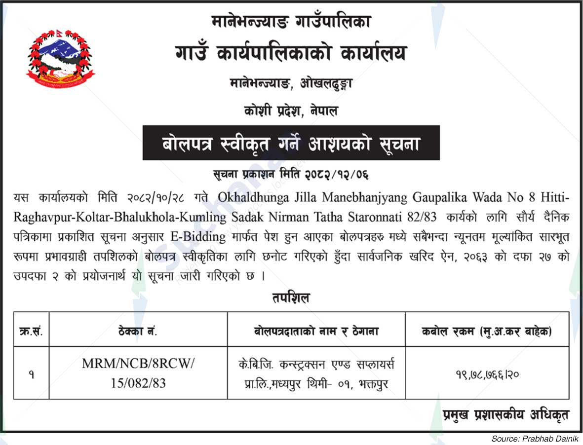 Manebhanjyang Rural Municipality