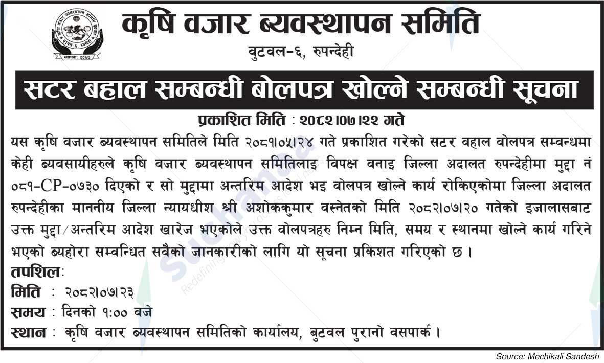 Agricultural Market Management Committee