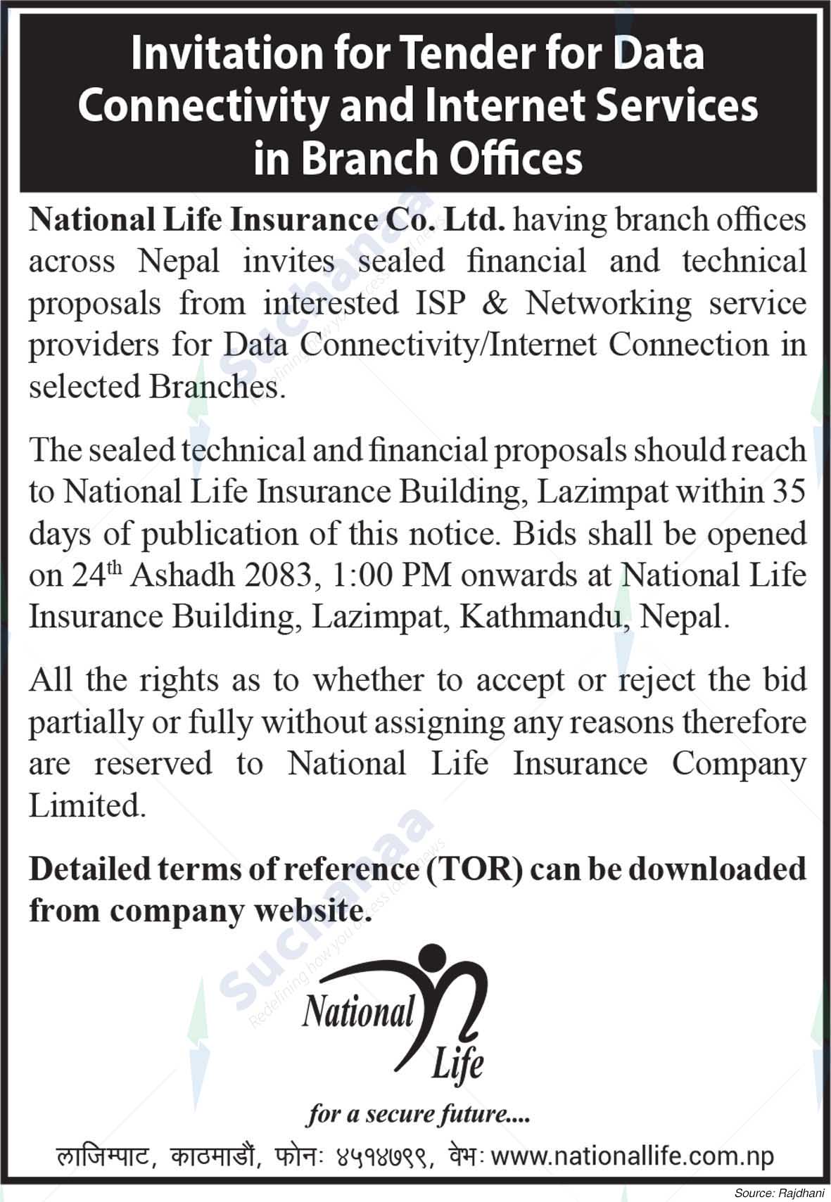 National Life Insurance Company Limited