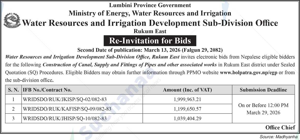 Water Resource and Irrigation Development Sub-Division Office, Rukum East
