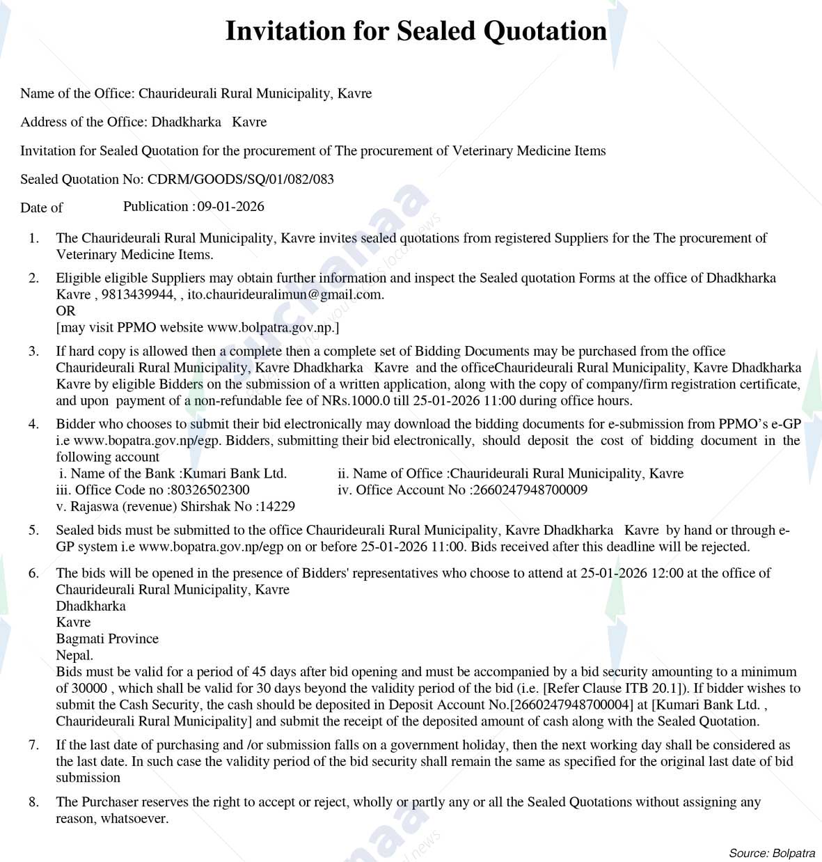 Chaunrideurali Rural Municipality