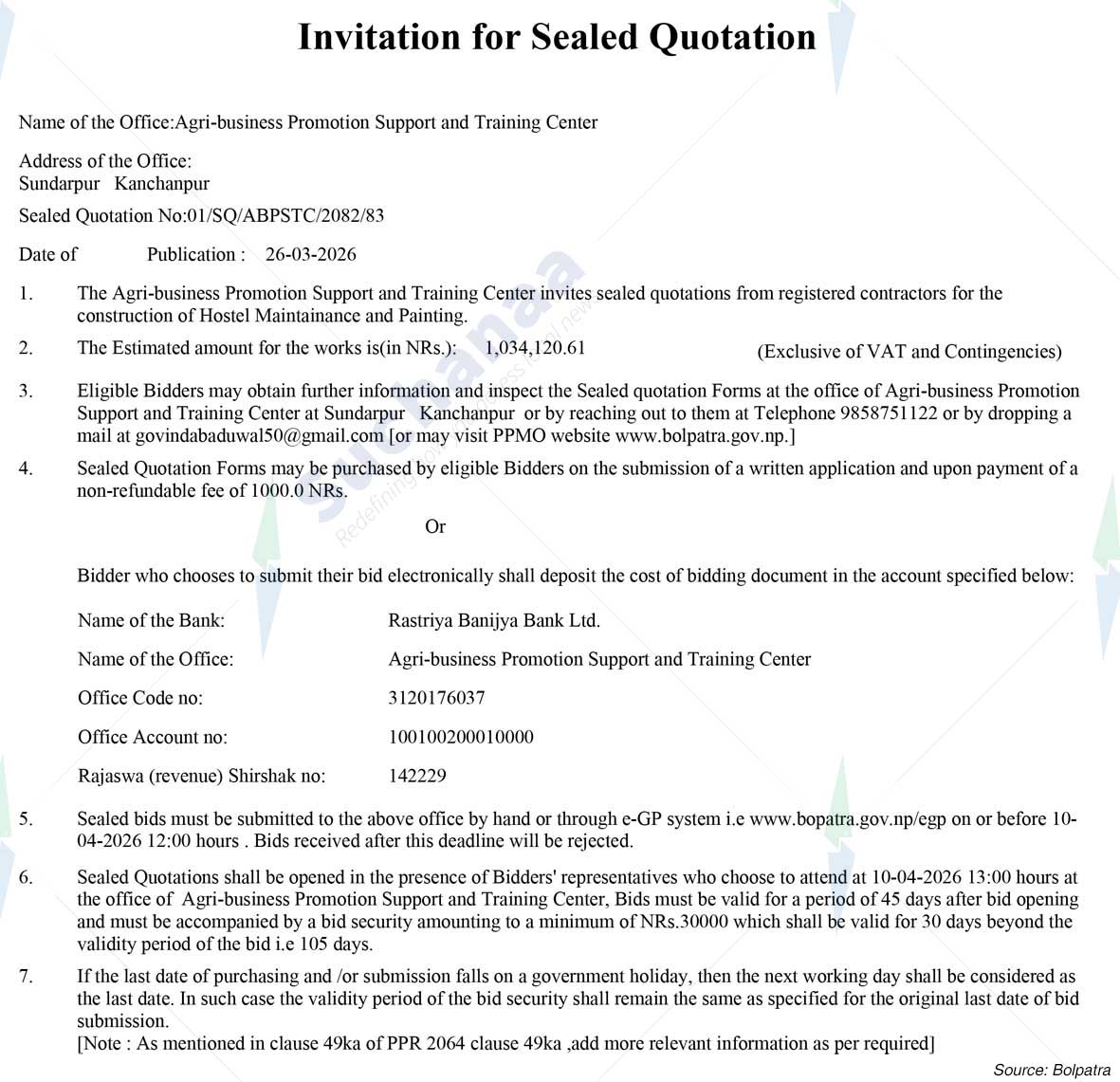 Agri-business Promotion Support and Training Center