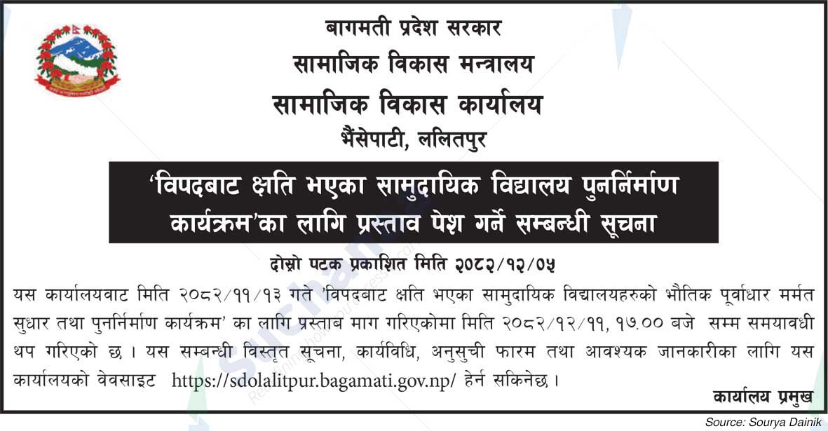 Social Development Office, Lalitpur