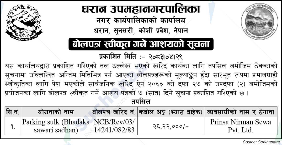 Dharan Sub-Metropolitan City