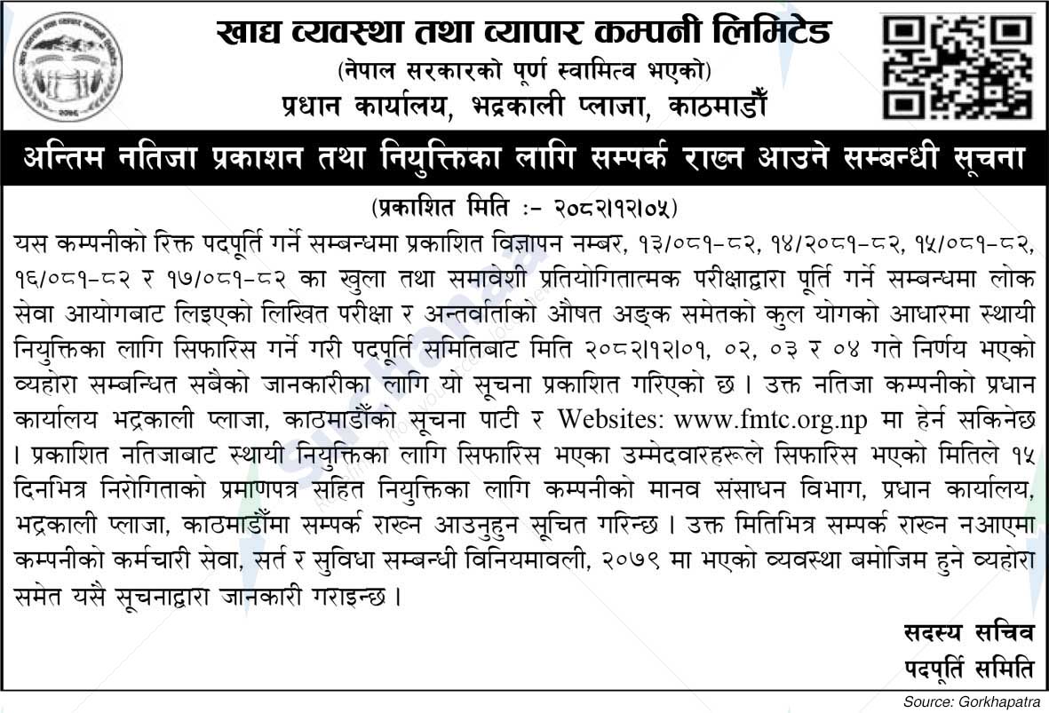 Food Management and Trading Company Limited