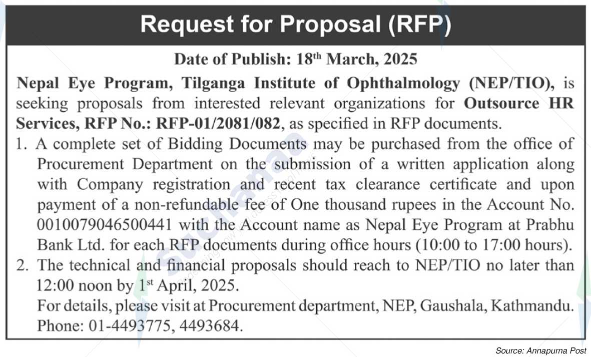 Nepal Eye Program, Tilganga Institute of Ophthalmology (NEP/TIO),