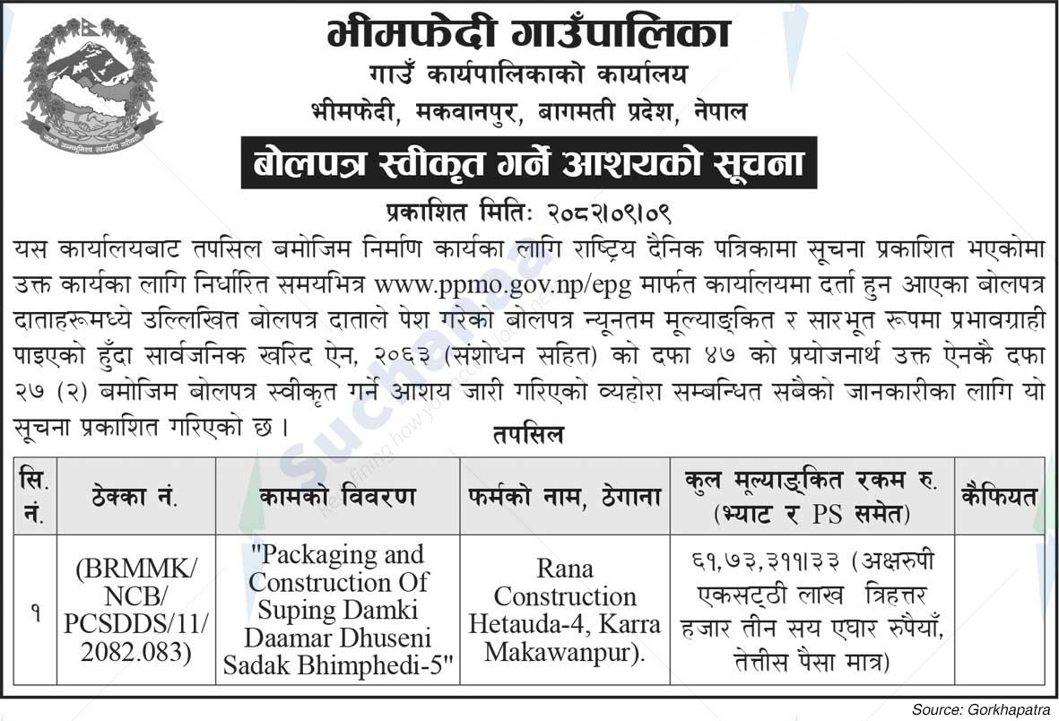 Bhimphedi Rural Municipality