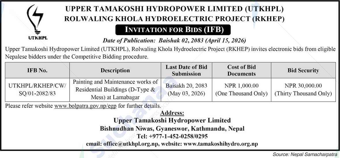 Upper Tamakoshi Hydropower Limited