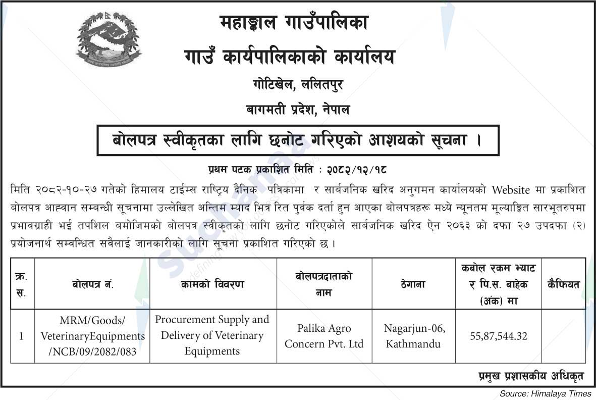 Mahankal Rural Municipality