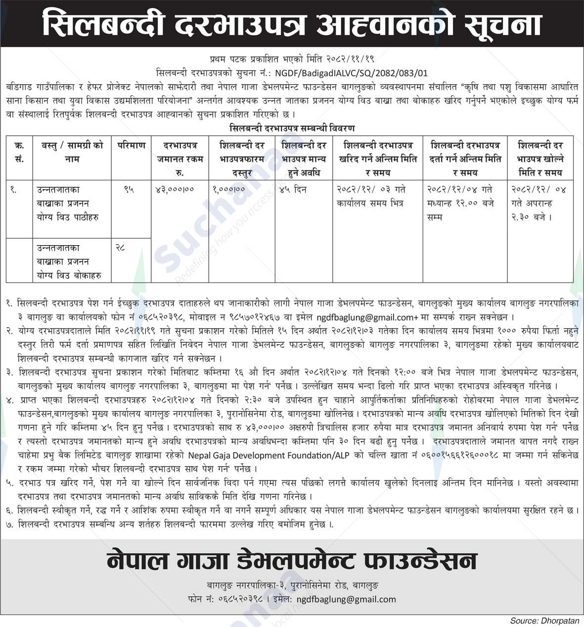 Nepal Gaja Development Foundation (NGDF)