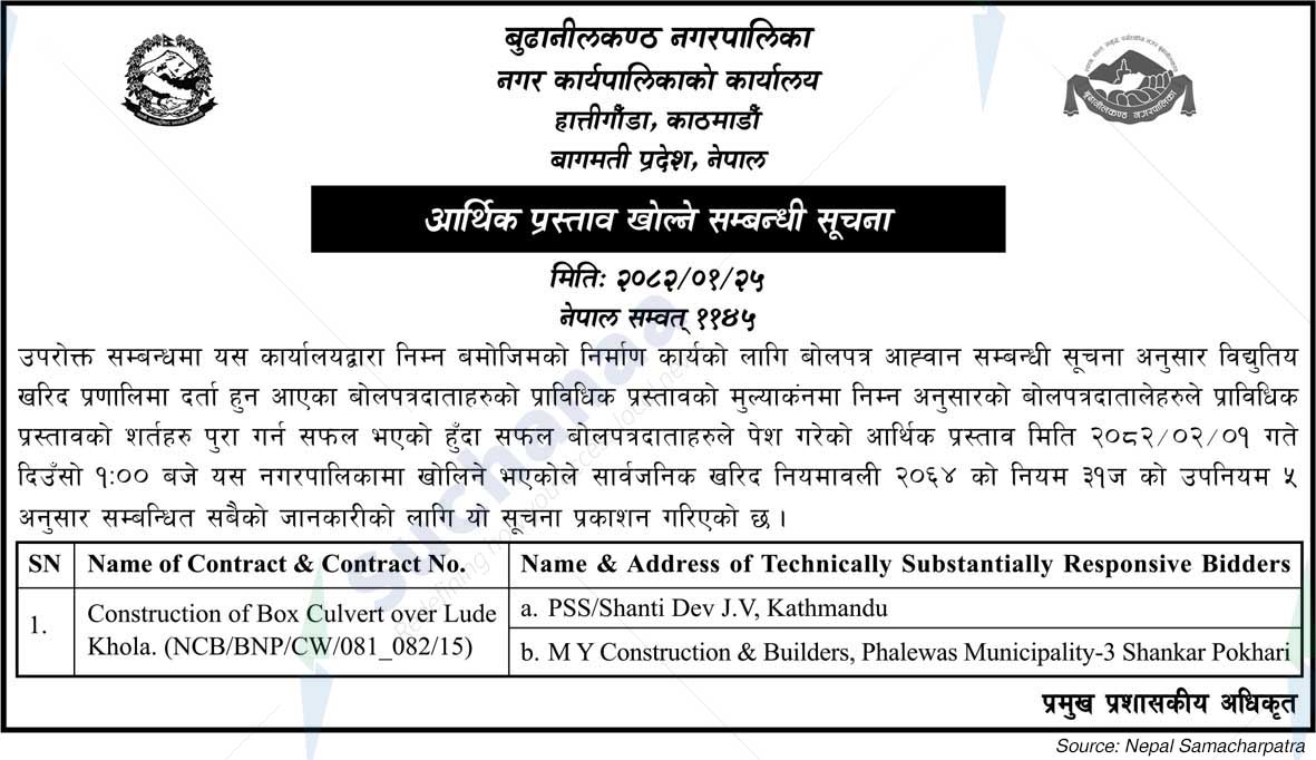 Budhanilkantha Municipality