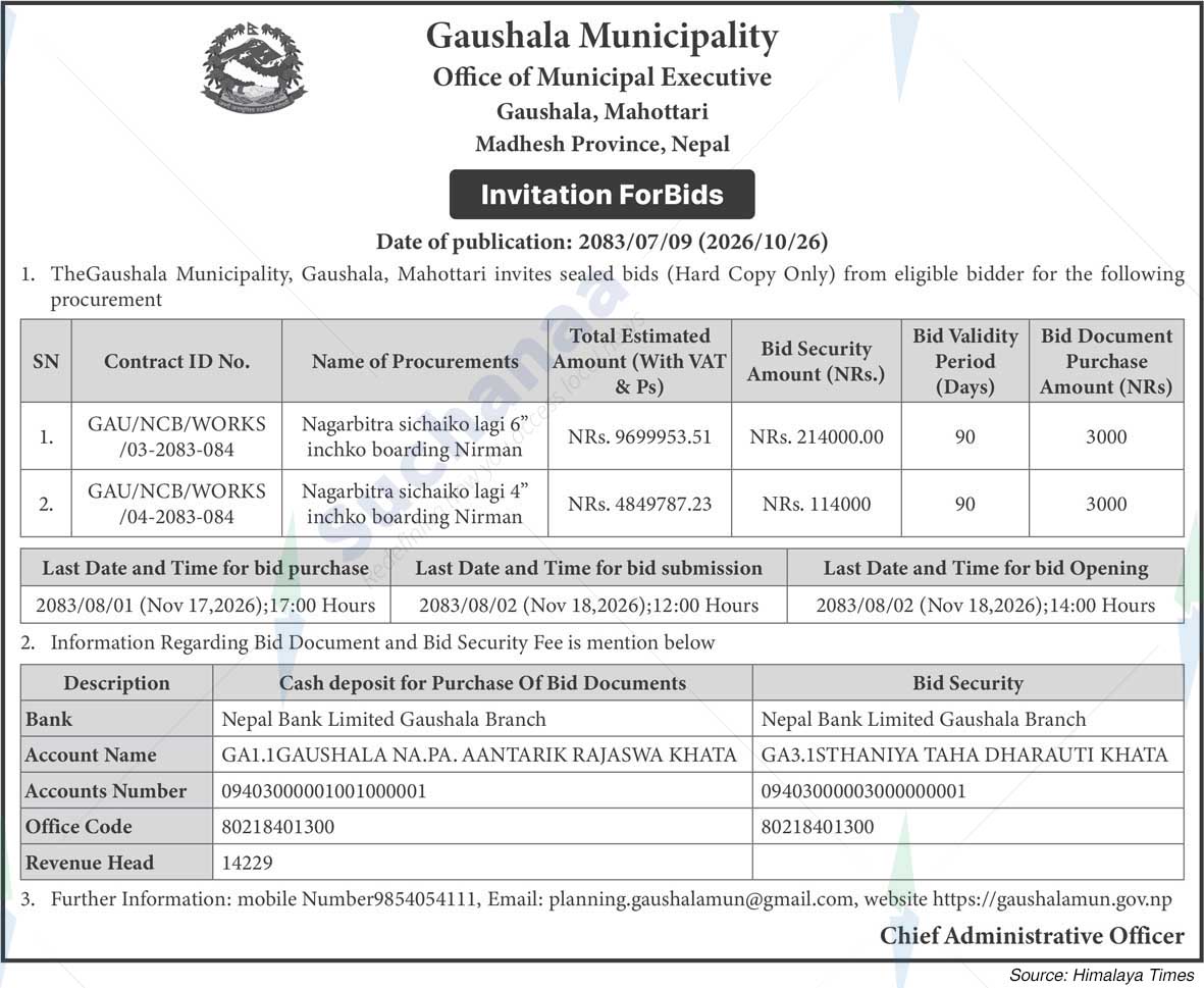 Gaushala Municipality